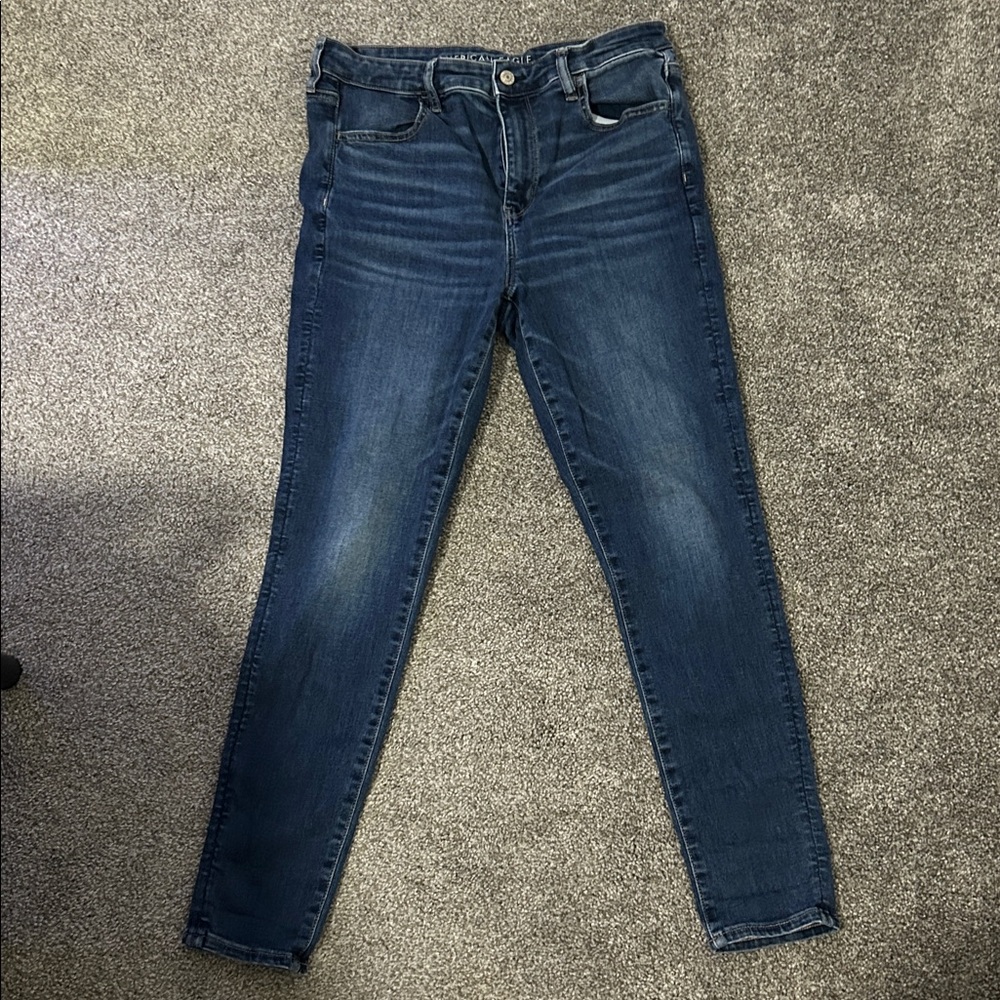 American Eagle Outfitters Dark Blue Skinny Jeans